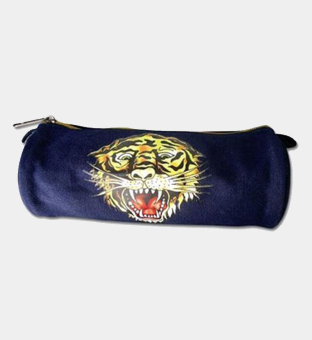 Edhardy Skull Pencil Case Unisex Blå