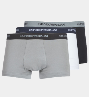 Emporio Armani 3 Pakke Boksere Mænd Multicolor