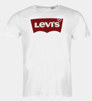 Levis Batwing Logo T-shirt Mænd Hvid