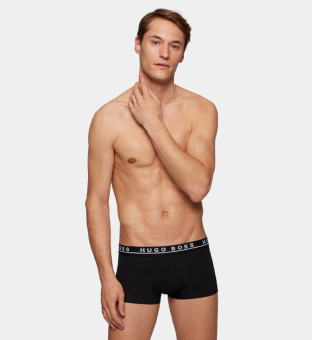 Hugo Boss 3 Pakke Trunks Mænd Sort