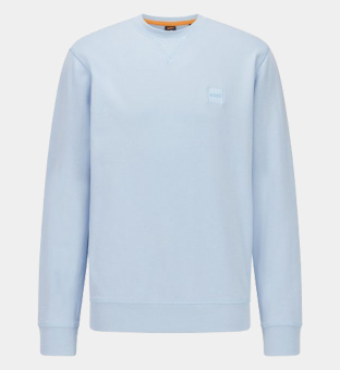 Hugo Boss Relaxed-Fit Sweatshirt Mænd Blå