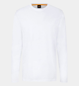 Hugo Boss Regular-Fit T-shirt Mænd Hvid