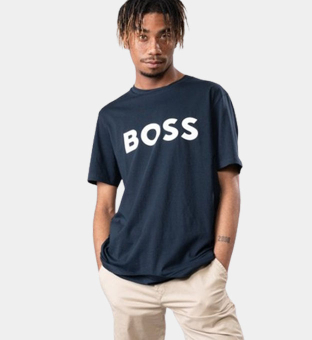 Hugo Boss T-shirt Mænd Mørk Blå