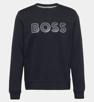 Hugo Boss Classic Crewneck Sweatshirt Mænd Mørk Blå