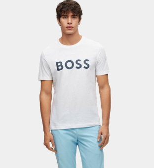 Hugo Boss T-shirt Mænd Hvid