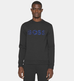 Hugo Boss 3D Logo Sweatshirt Mænd Sort