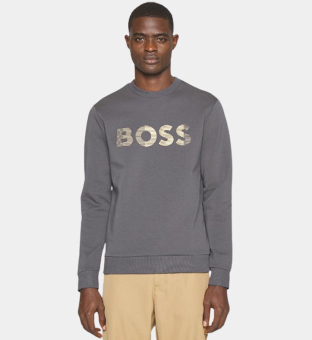 Hugo Boss 3D Logo Sweatshirt Mænd Mørk Grå