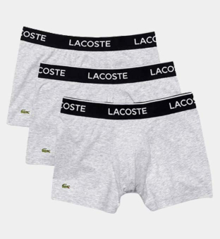 Lacoste 3 Pakke Boksere Mænd Hvid