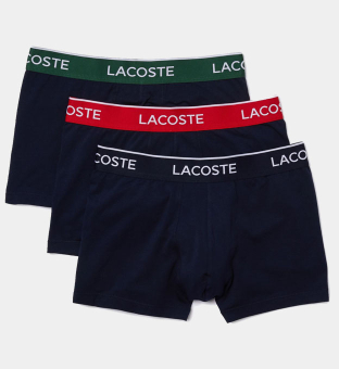 Lacoste 3 Pakke Boksere Mænd Sort