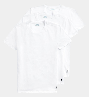 Ralph Lauren 3 Pakke T-shirts Mænd Hvid