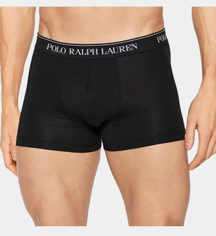 Ralph Lauren 3 Pakke Boksere Mænd Sort