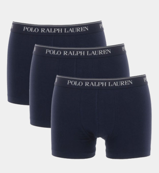 Ralph Lauren 3 Pakke Boksere Mænd Cruise Marine