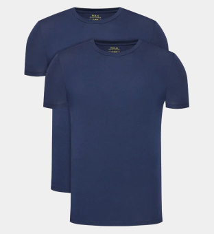 Lacoste 2 Pakke T-shirts Mænd Marine