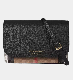 Burberry Crossbody Taske Kvinder Sort