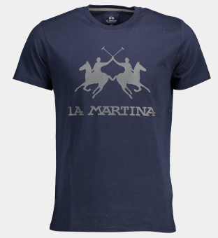 LA Martina T-shirt Mænd Marine Blå