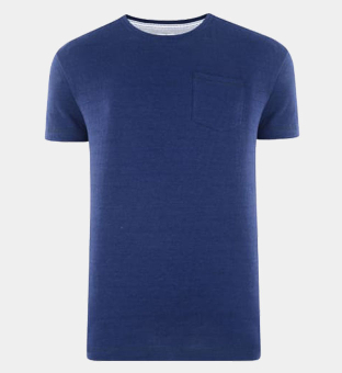 Dstruct Fine Stripe T-shirt Mænd Indigo