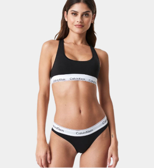 Calvin Klein Bralette Kvinder Sort