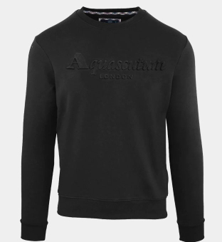 Aquascutum Jumper Mænd Sort