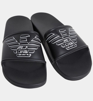 Emporio Armani Slides Mænd Sort