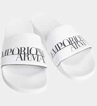 Emporio Armani Slides Mænd Hvid