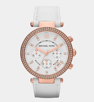 Michael Kors Ur Kvinder Hvid Rose Guld