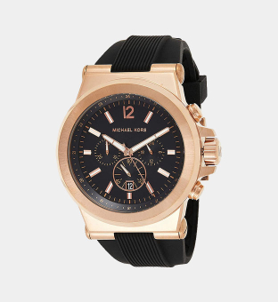 Michael Kors Ur Mænd Rose Guld Sort