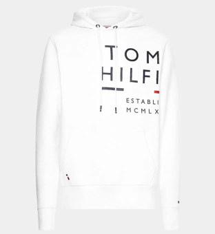 Tommy Hilfiger Hættetrøje Mænd Hvid