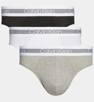 Calvin Klein 3 Pakke Trusser Mænd Grå Sort