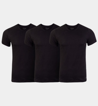 Calvin Klein 3 Pakke T-shirts Mænd Sort