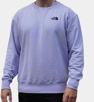 The North Face Over Es Crew Sweatshirt Mænd Lavender