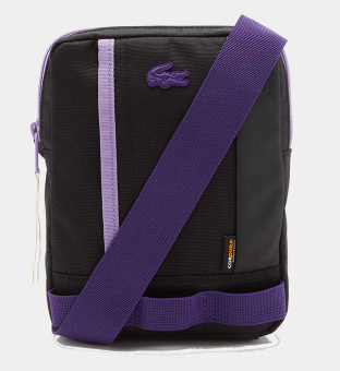 Lacoste Camera Taske Unisex Violet Sort