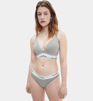 Calvin Klein 3 Pakke Bikinies Kvinder Grå