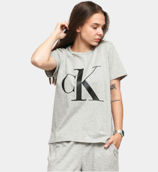 Calvin Klein T-shirt Kvinder Grå