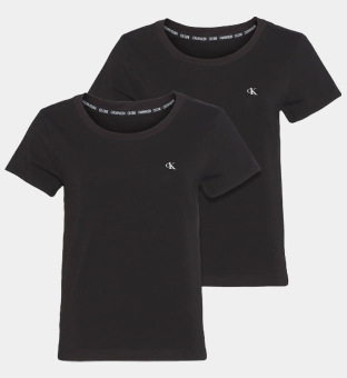 Calvin Klein 2 Pakke T-shirts Kvinder Sort