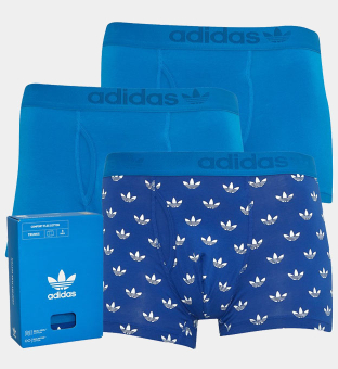 adidas Originals 3 Pakke Boksere Mænd Blå Blå _Print