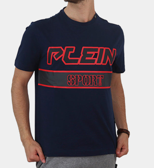 Plein Sport T-shirt Mænd Blå