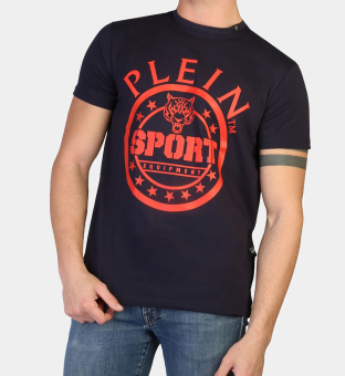 Plein Sport T-shirt Mænd Blå