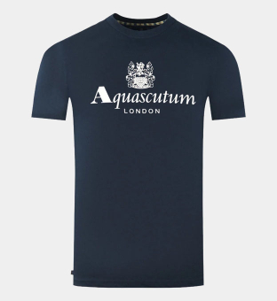 Aquascutum T-shirt Mænd Marine Blå