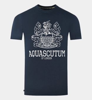 Aquascutum T-shirt Mænd Marine Blå