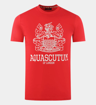 Aquascutum T-shirt Mænd Rød