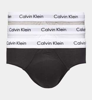 Calvin Klein 3 Pakke Trusser Mænd Sort Hvid Grå