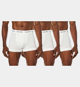 Calvin Klein 3 Pakke Boksere Mænd Hvid