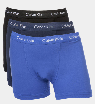 Calvin Klein 3 Pakke Boksere Mænd Sort Blå Shadow