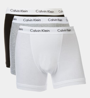 Calvin Klein 3 Pakke Trunks Mænd Hvid Stripe