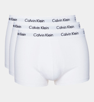 Calvin Klein 3 Pakke Boksere Mænd Hvid