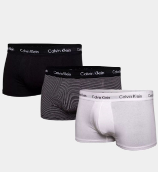 Calvin Klein 3 Pakke Boksere Mænd Sort Hvid Grå