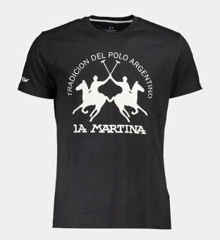 LA Martina T-shirt Mænd Sort